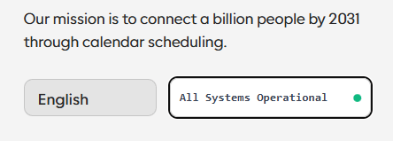 All Systems Operational image with an alt text value of "Logo"